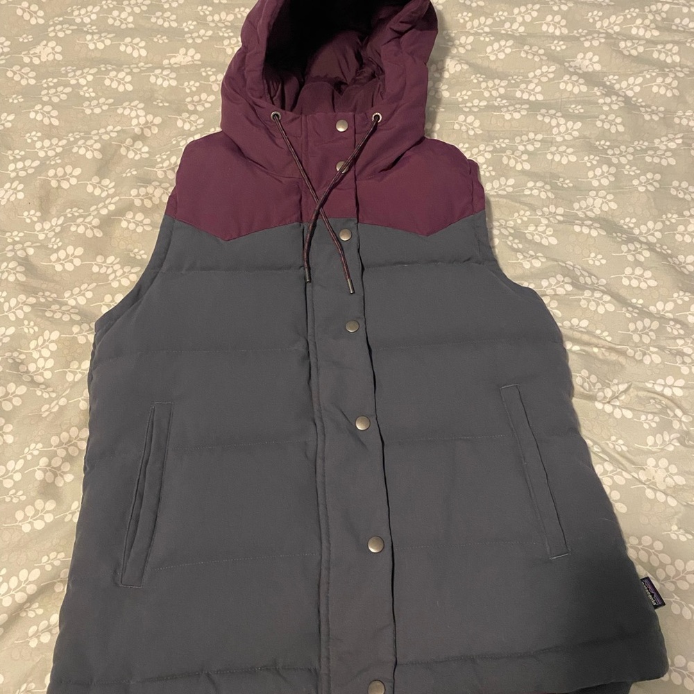 Patagonia Bivy Down Jacket Vest Small Women’s